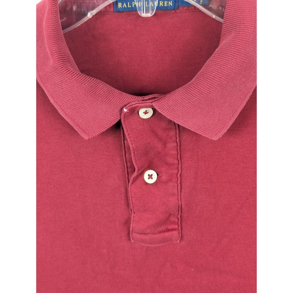 Polo Ralph Lauren Polo Shirt Maroon Men's Size Medium - Picture 5 of 12